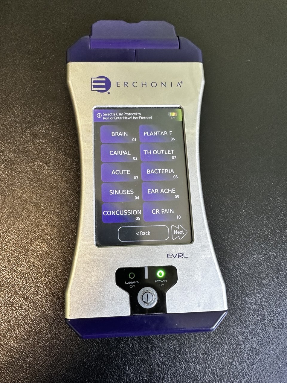 Erchonia cold laser unit at Van Every